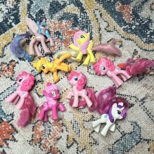 My Little Pony Mixed Lot 8 Figures Princess Celestia Applejack